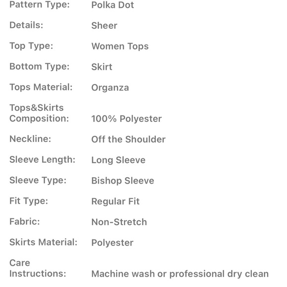 SKIRT SET NWOT - Picture 6 of 8